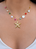 Poema • Collier breloque acier inoxydable