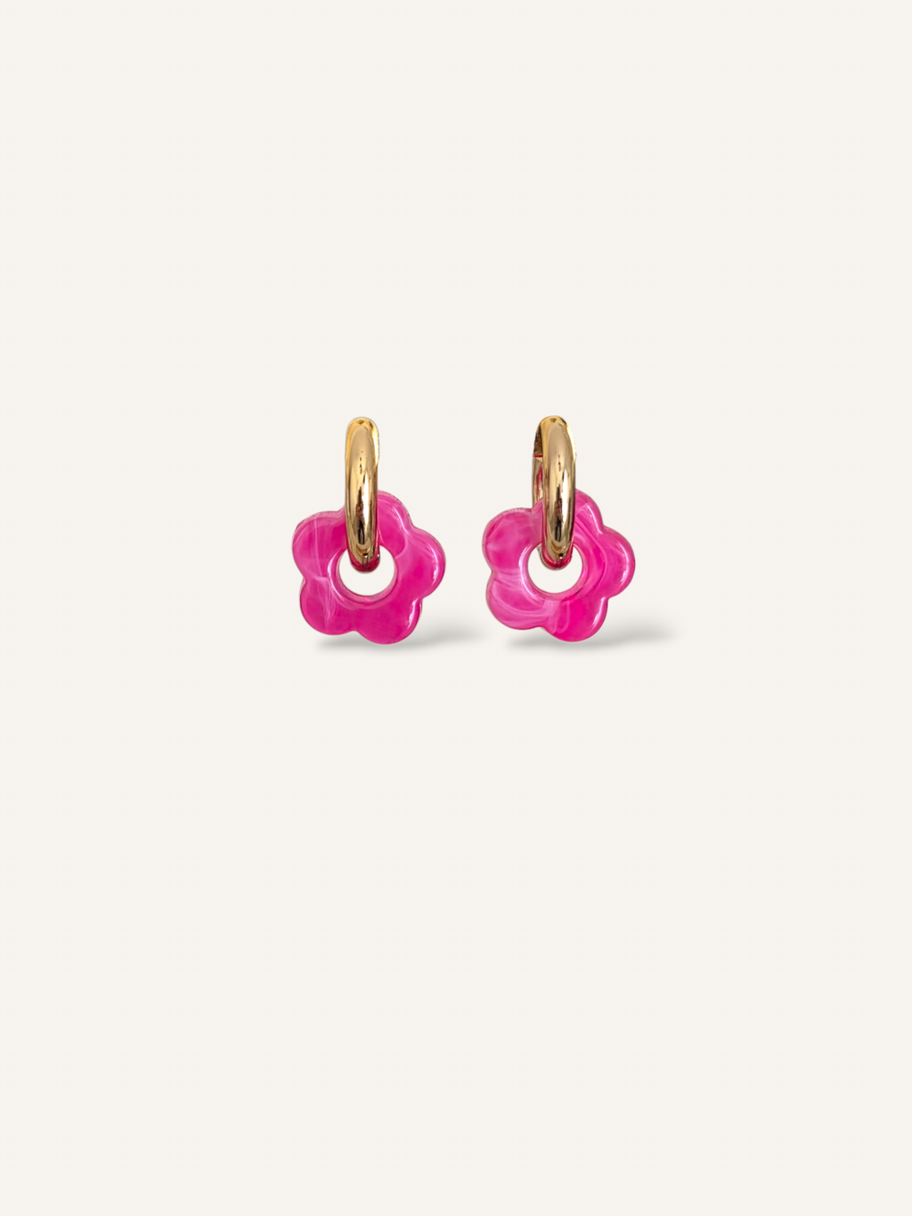 Kalista • Boucles d'oreilles en acier inoxydable et acétate