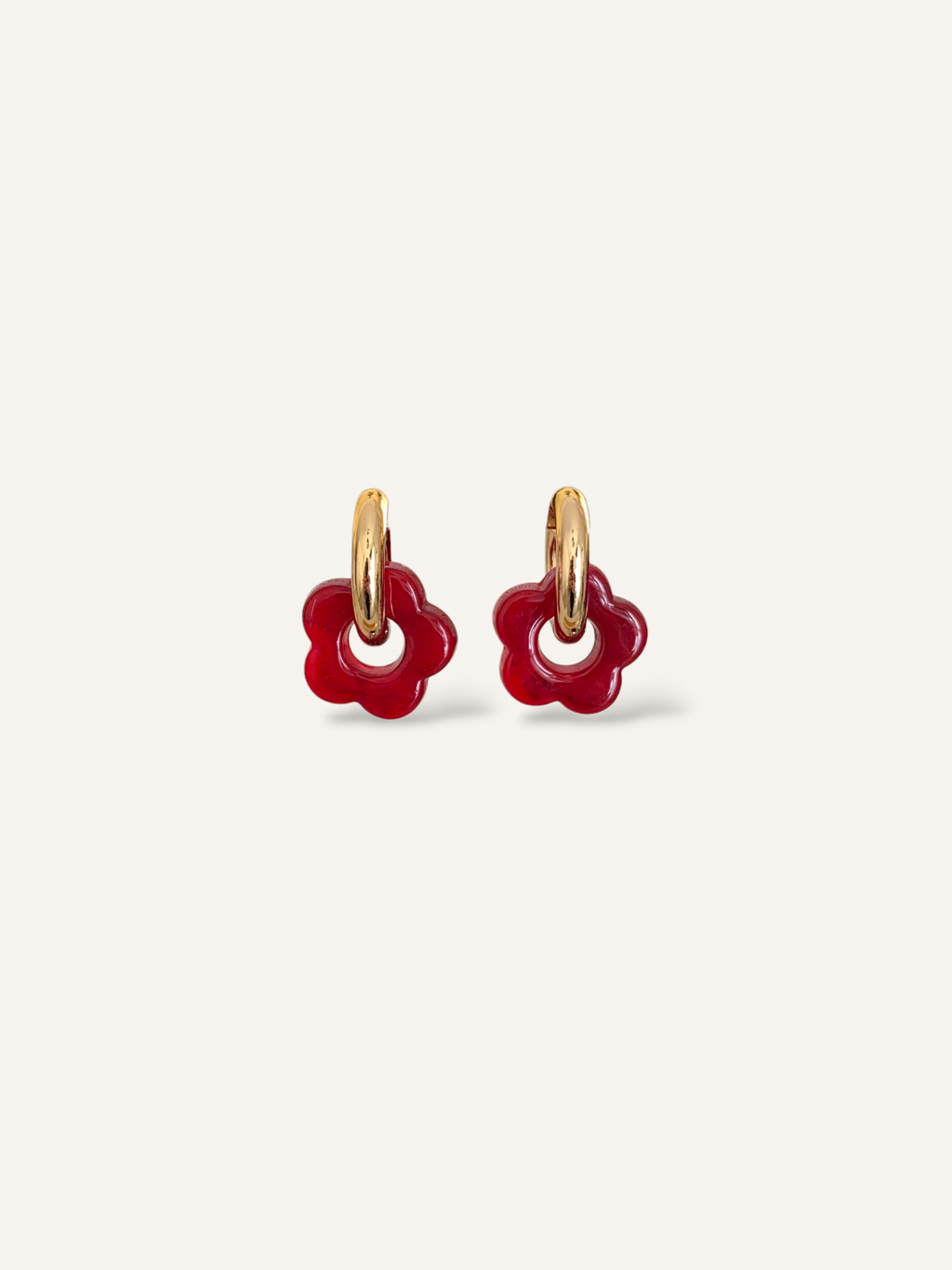 Kalista • Boucles d'oreilles en acier inoxydable et acétate