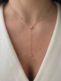 Rosalie • Collier en acier inoxydable et zircons