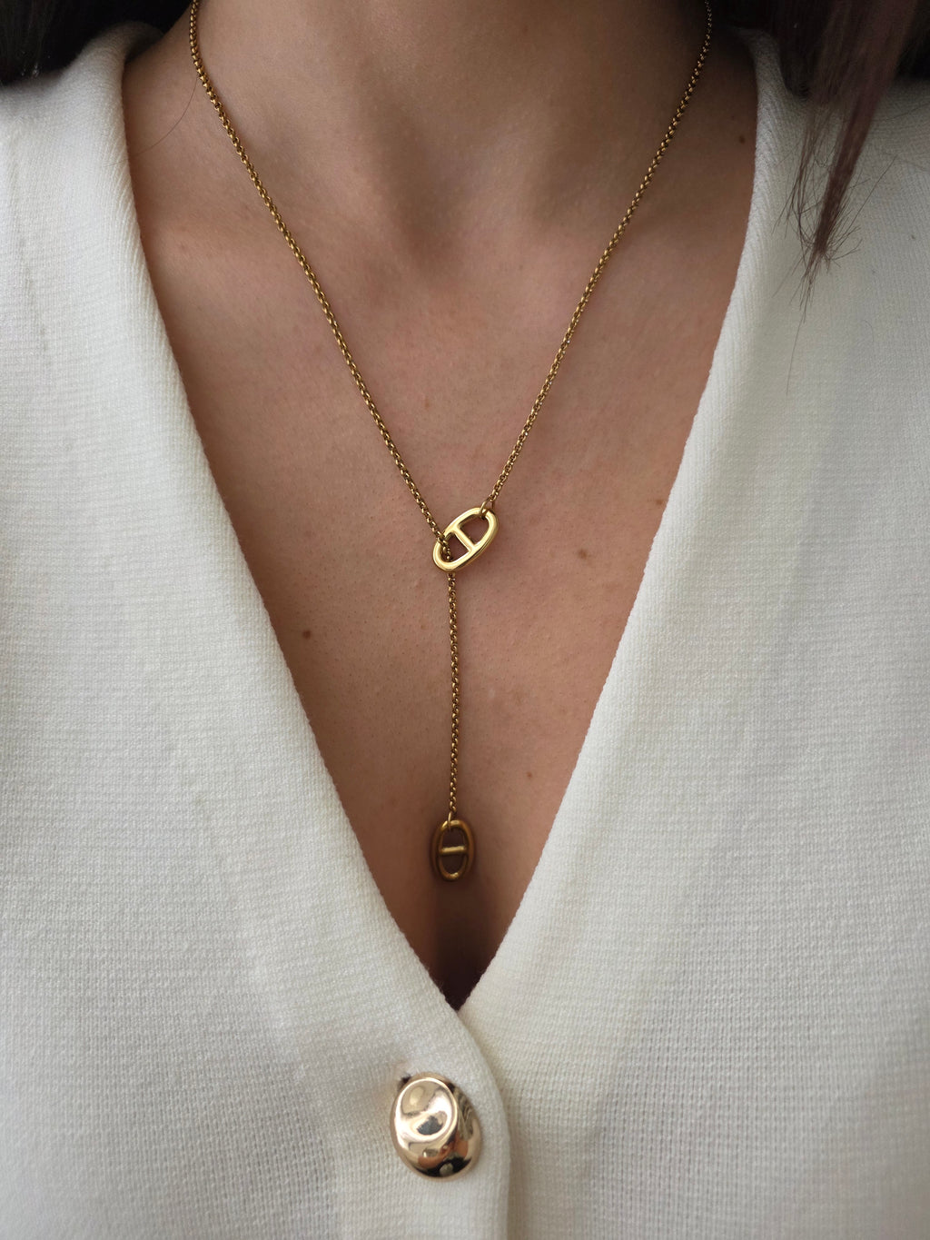 Lily • Collier en acier inoxydable coulissant