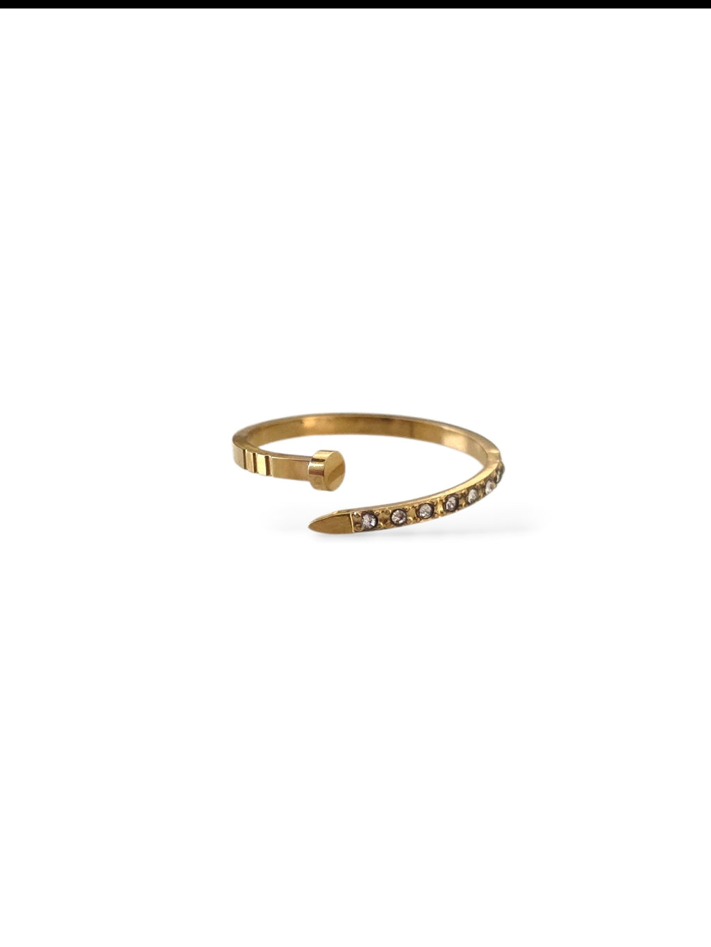Vanille • Bague en acier inoxydable