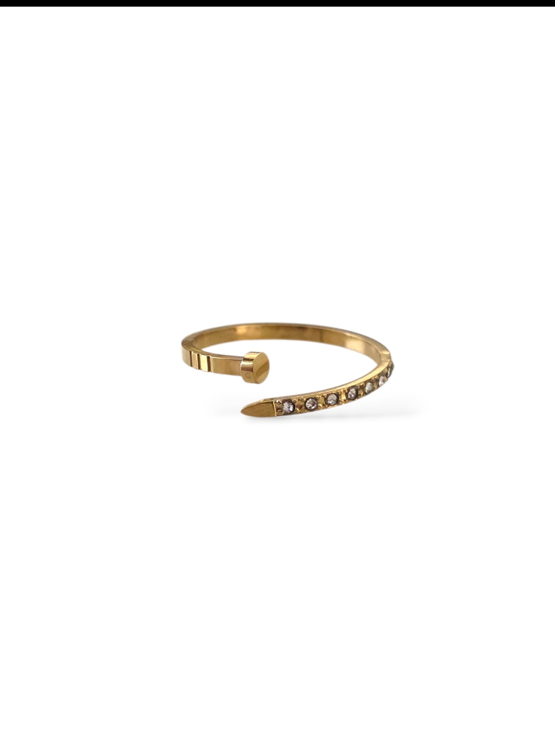 Vanille • Bague en acier inoxydable