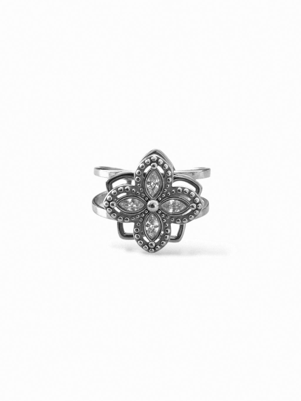 Paula • Bague anti-stress en acier inoxydable