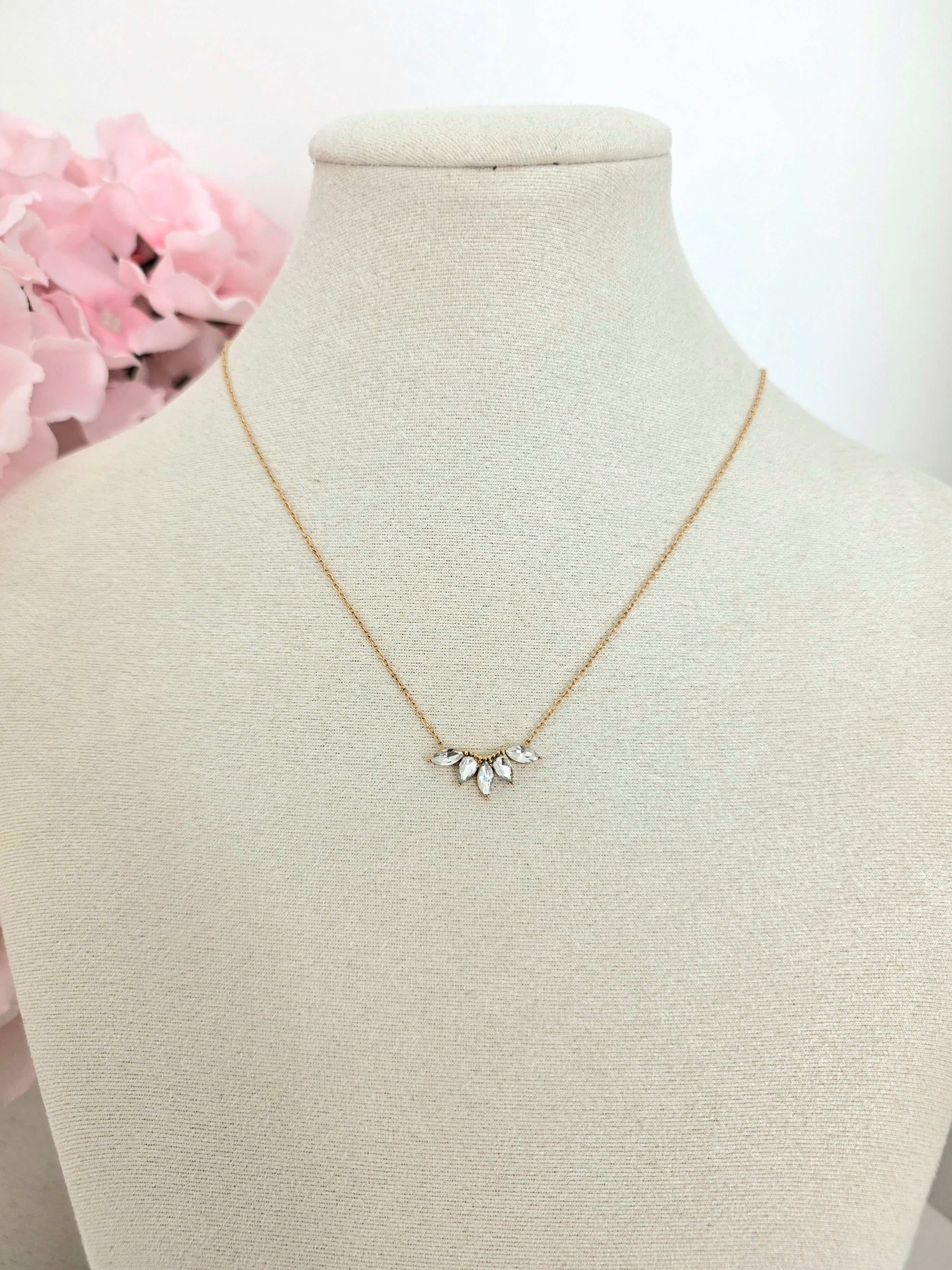 Léna • Collier en acier inoxydable