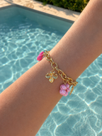 Gaïa • Bracelet breloque acier inoxydable