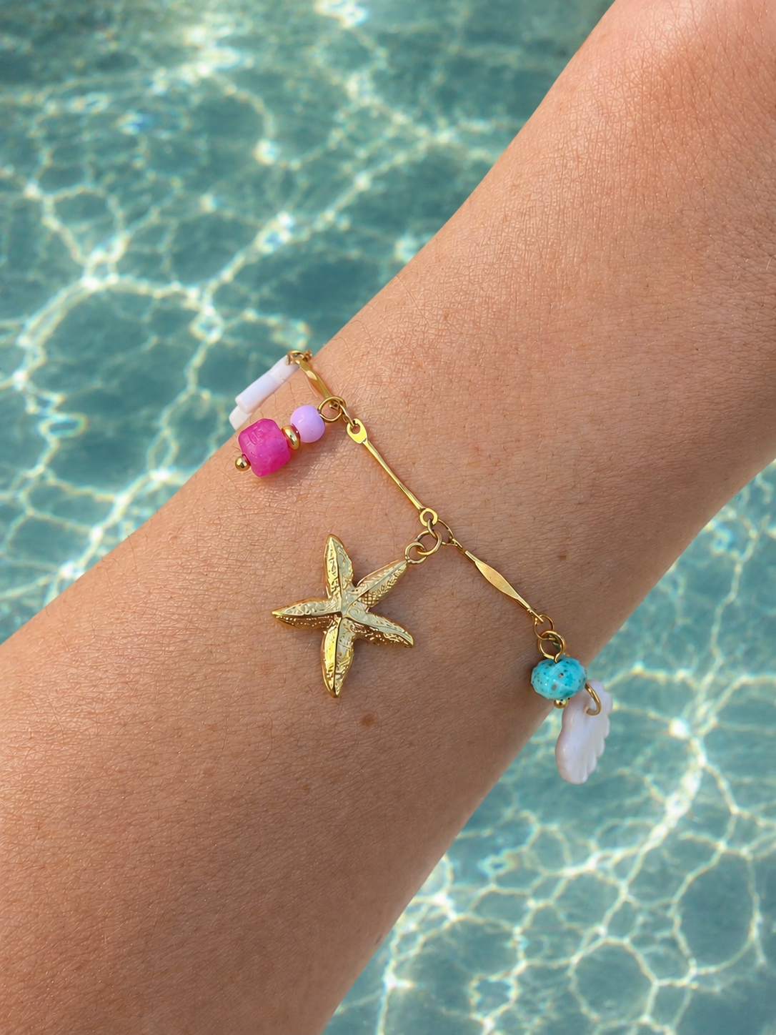 Poema • Bracelet breloque acier inoxydable