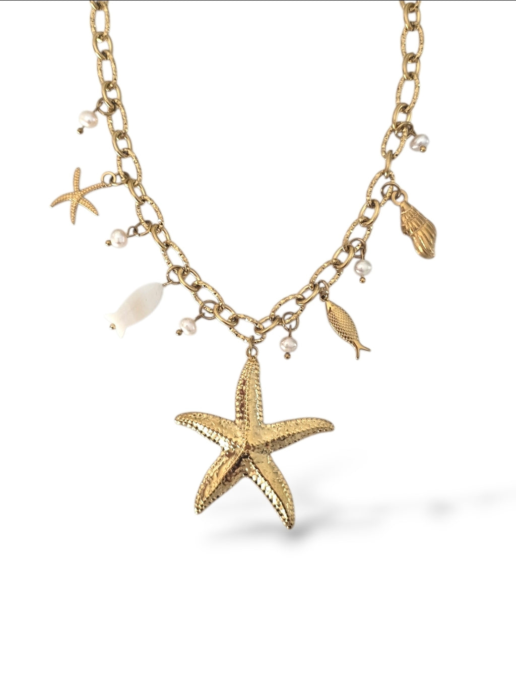 Lovana • Collier breloque acier inoxydable