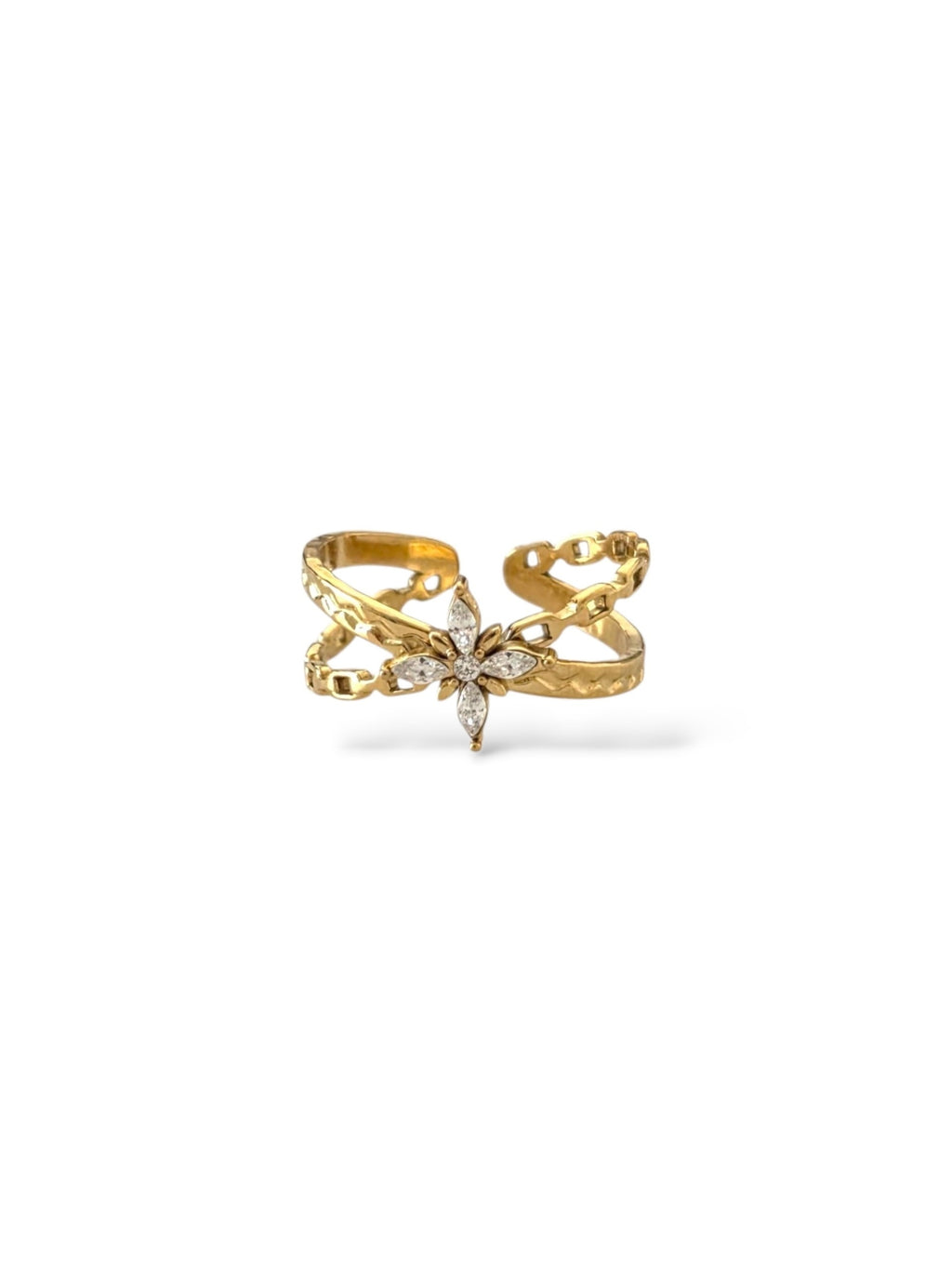 Jade • Bague en acier inoxydable