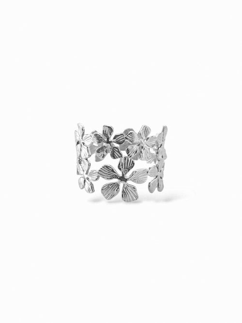 Alicia • Bague en acier inoxydable