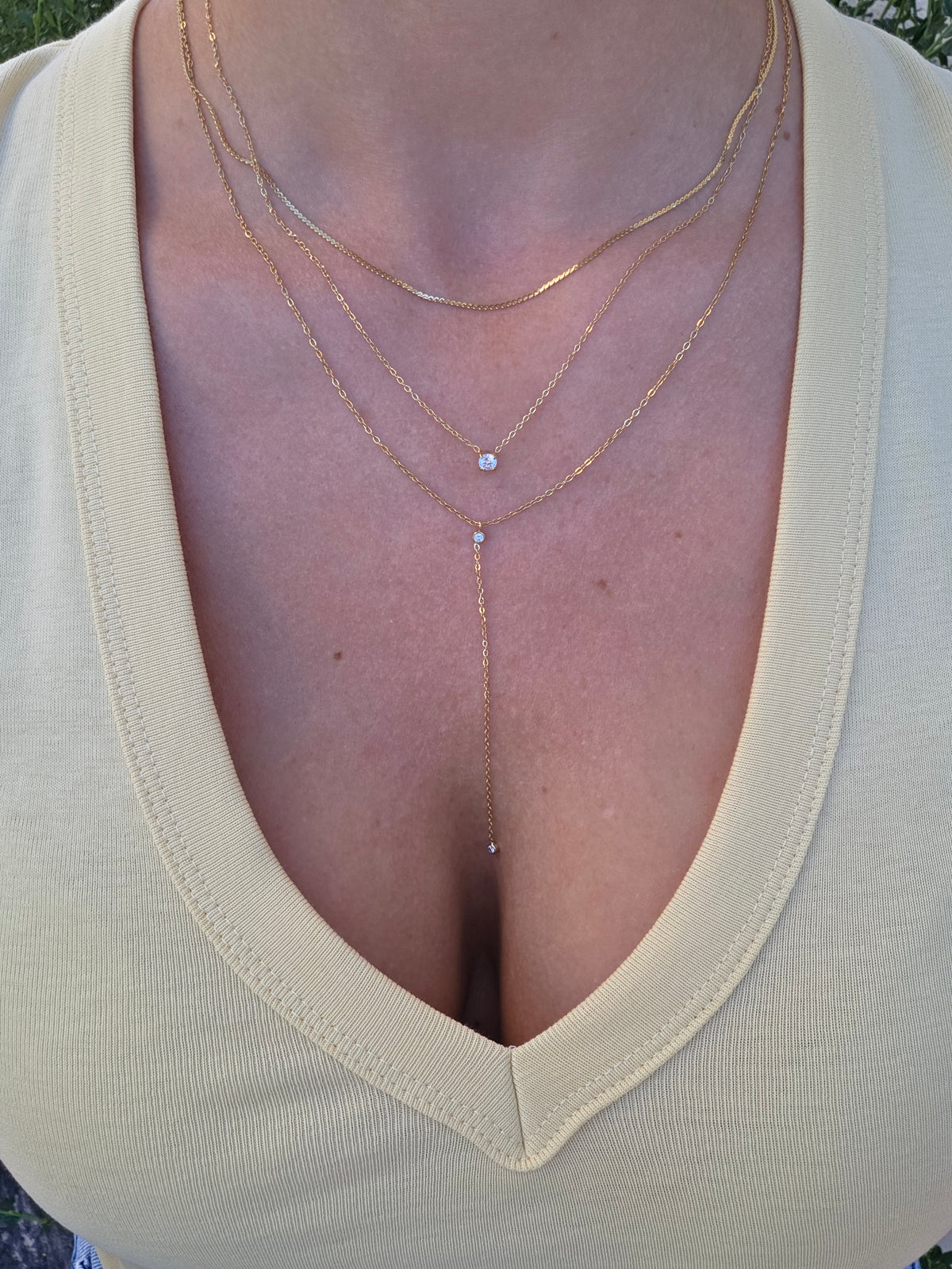 COLLIER TRIPLE RANG YUNA