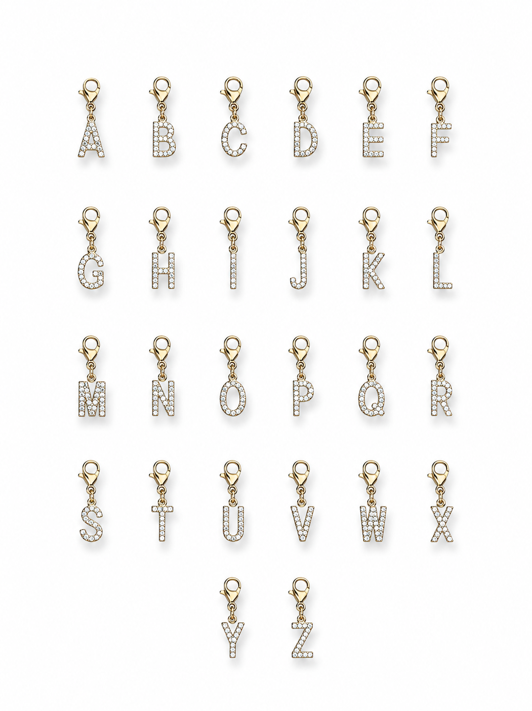 Bar à charms • Collier breloque acier inoxydable