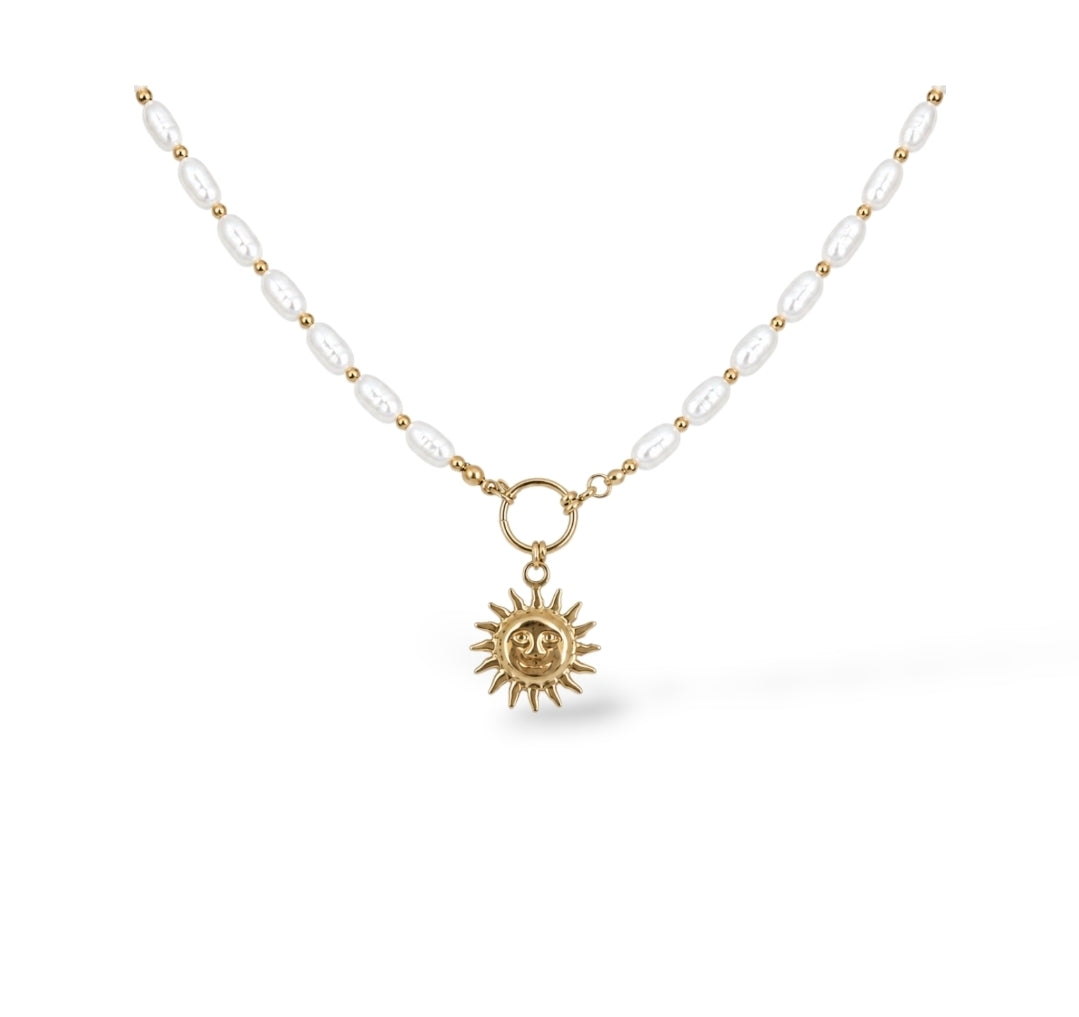 Elisa • Collier breloque acier inoxydable