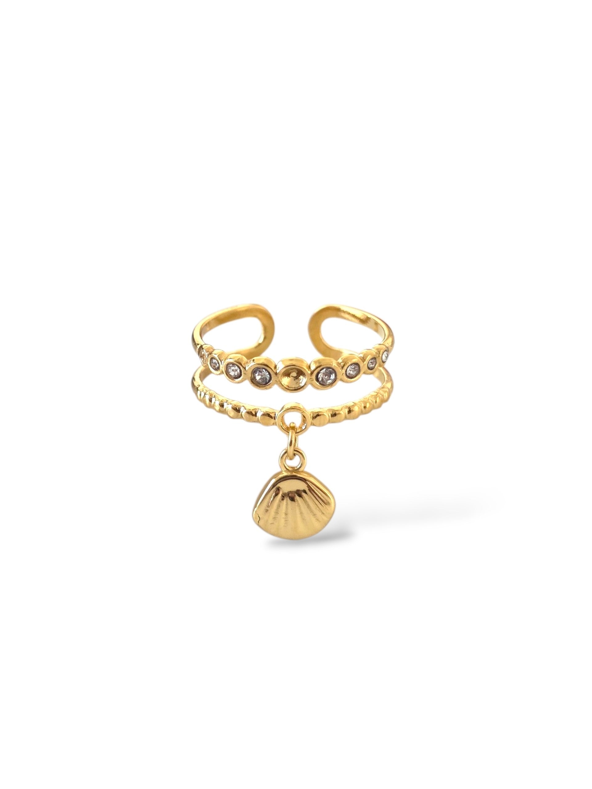 Angélina • Bague en acier inoxydable