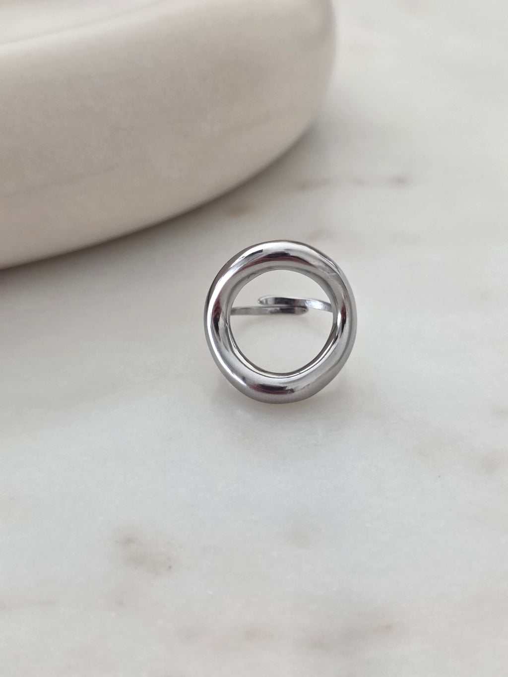 Louise • Bague en acier inoxydable