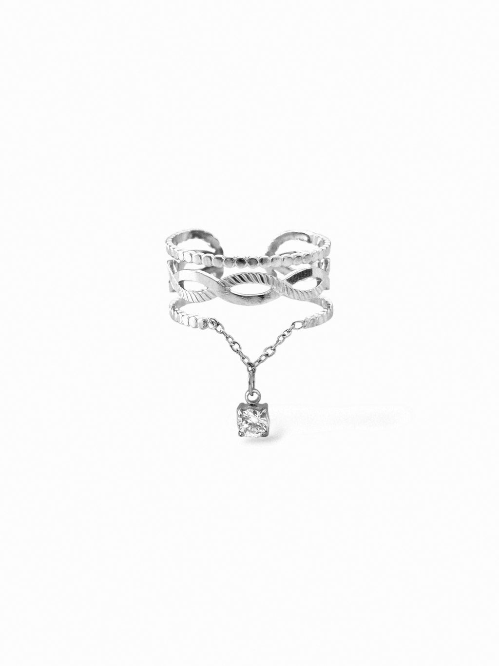 Ivy • Bague en acier inoxydable