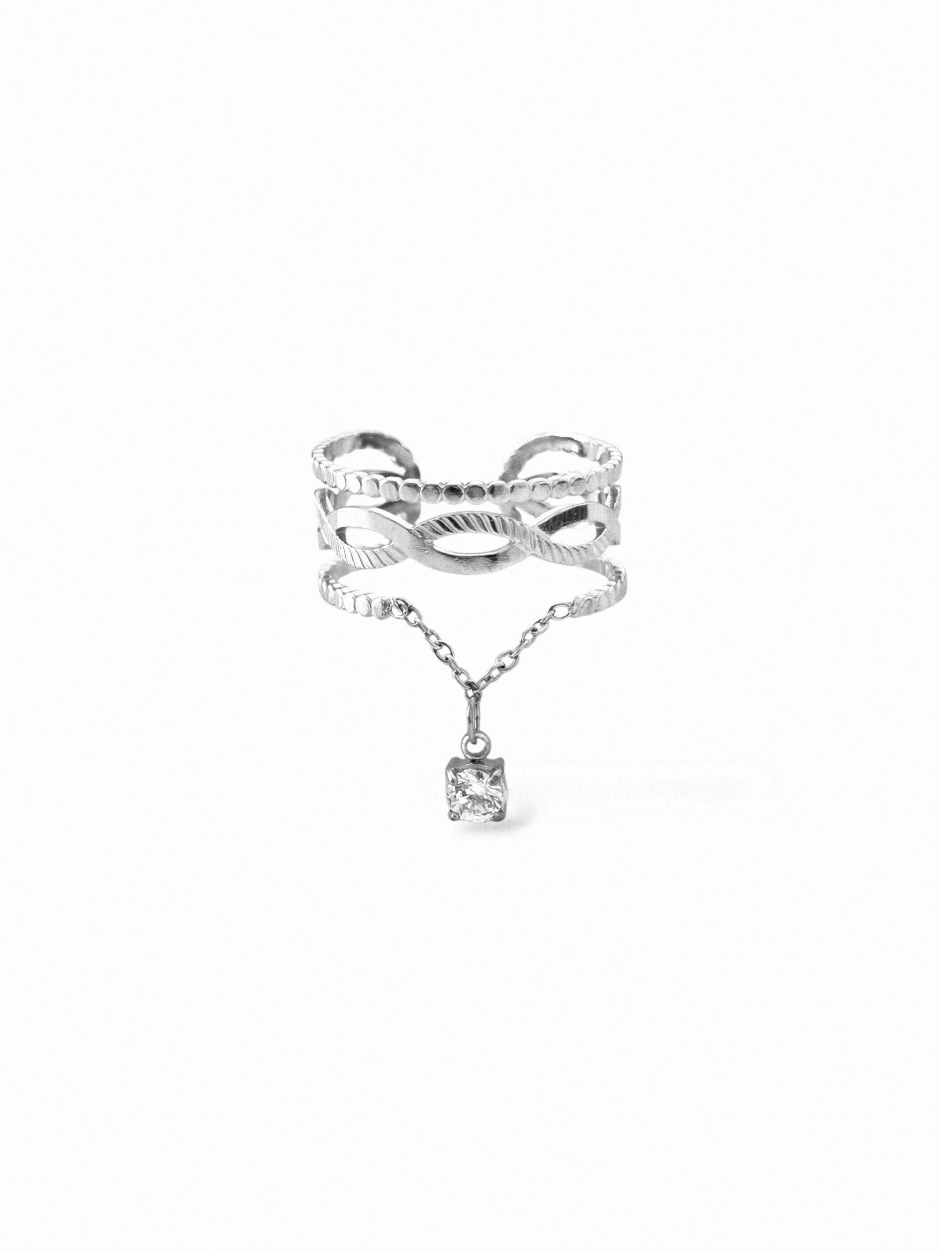 Ivy • Bague en acier inoxydable
