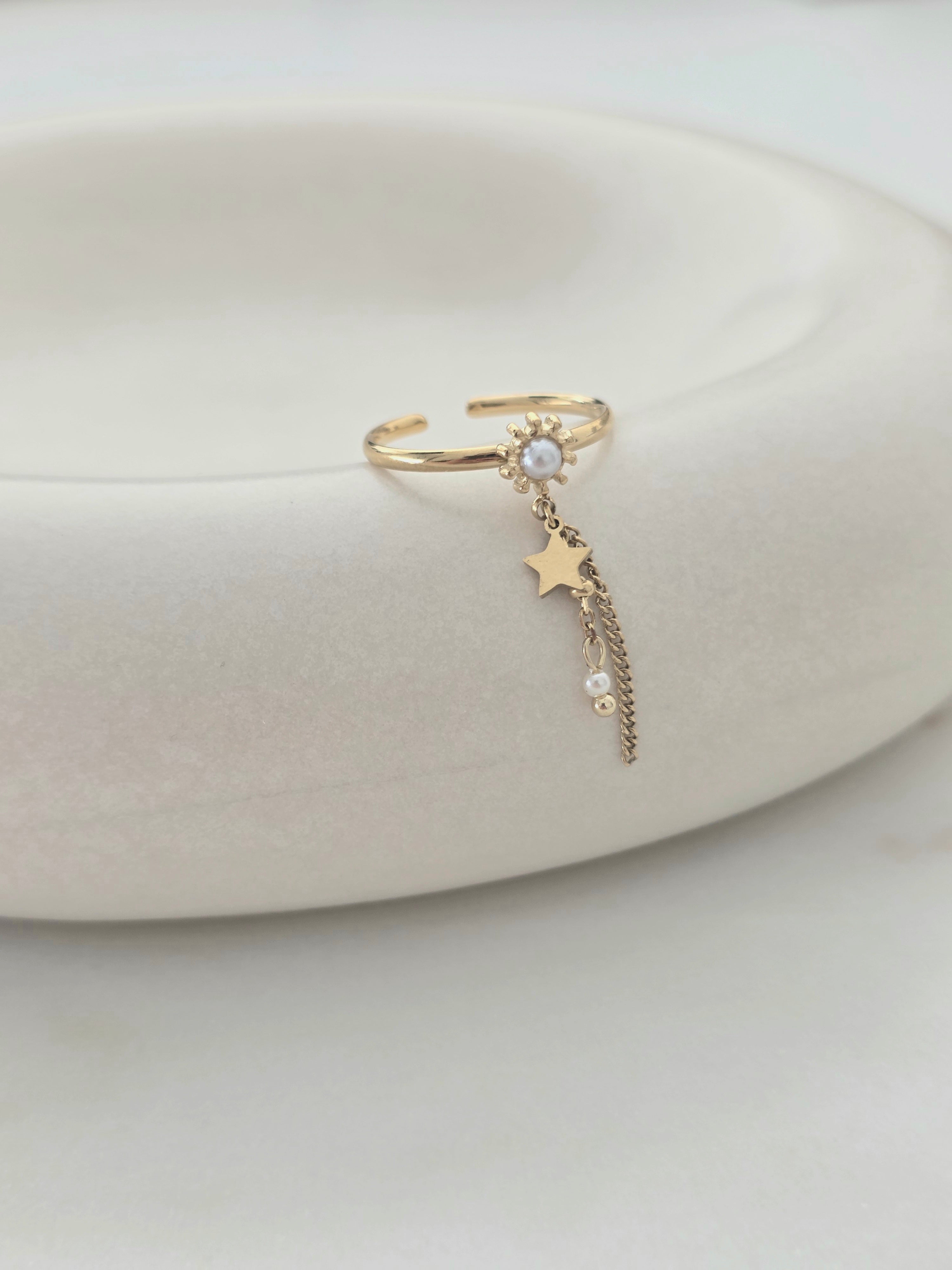 Linda • Bague en acier inoxydable